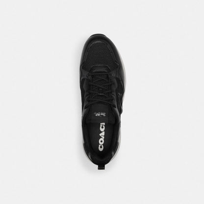 Coach Strider Sneaker In Signature Canvas Black