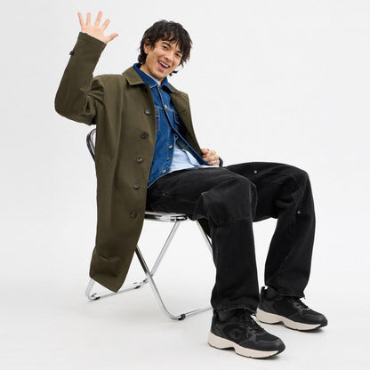 Coach Strider Sneaker In Signature Canvas Black