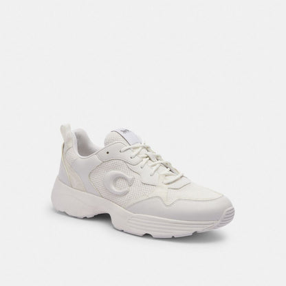 Men's Coach Strider Sneaker In Signature Canvas Optic White
