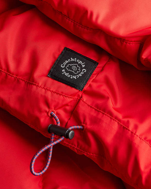 Coachtopia Loop Puffer Jacket Rosebud Red Rosebud Red