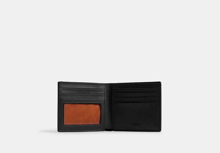 Id Billfold Wallet In Signature Canvas Signature Canvas-Qb-Tan-Black Signature Canvas-Qb-Tan-Black