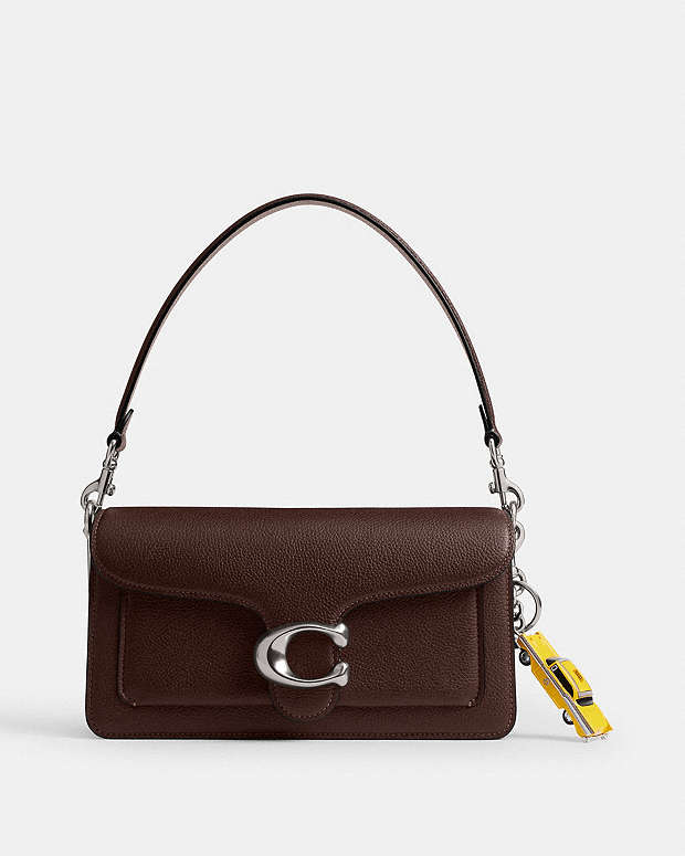 Small Taxi Bag Charm Silver-Multi Silver-Multi