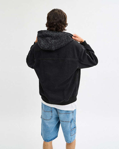 Signature Denim Zip Jacket Black Wash Black Wash