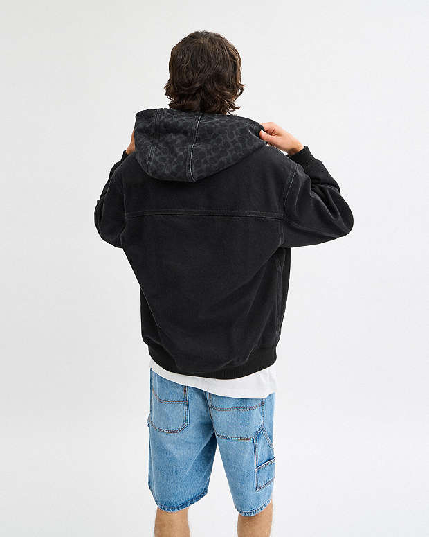 Signature Denim Zip Jacket Black Wash Black Wash