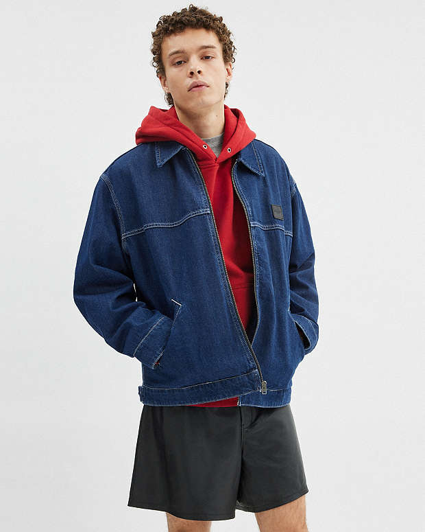 Denim Work Jacket Dark Wash Dark Wash