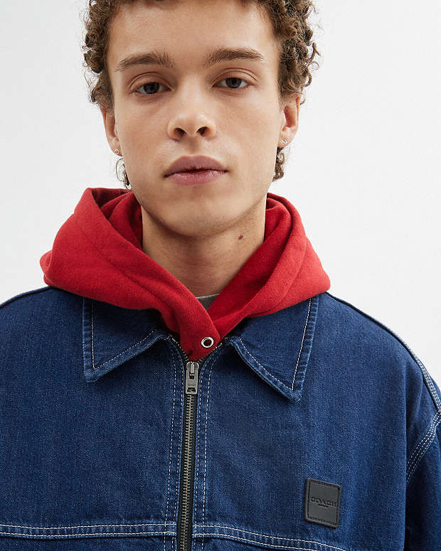 Denim Work Jacket Dark Wash Dark Wash