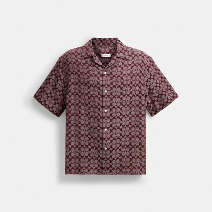 Coach Signature Camp Shirt Currant