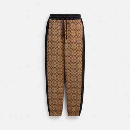 Coach Signature Sweatpants Khaki Signature