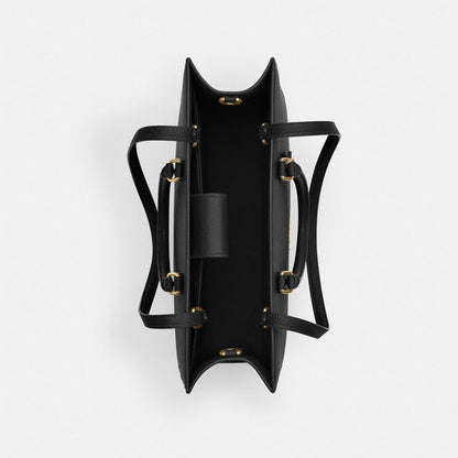 Coach Maggie Tote Bag Gold Black