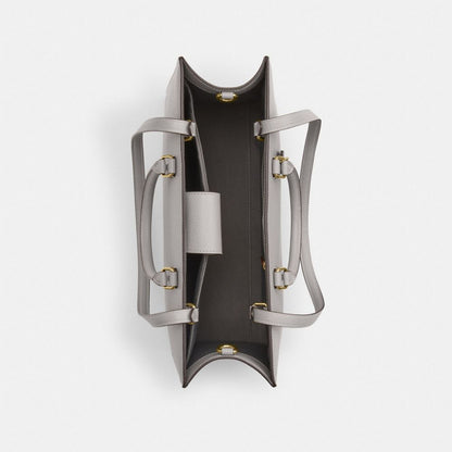 Coach Maggie Tote Bag Gold Dove Grey