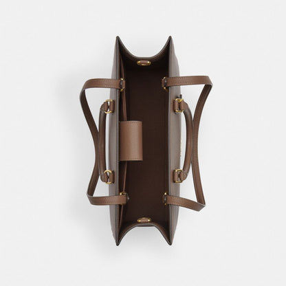 Coach Maggie Tote Bag Gold Dark Stone