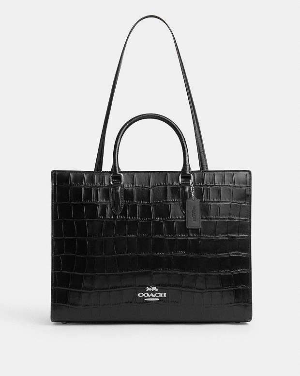 Maggie Tote Bag Silver-Black Silver-Black