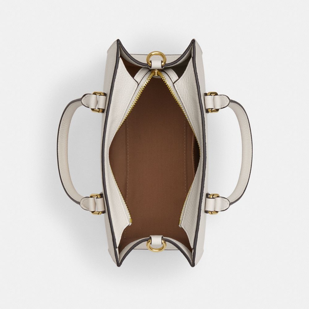 Coach Maggie Small Tote Bag Gold Chalk