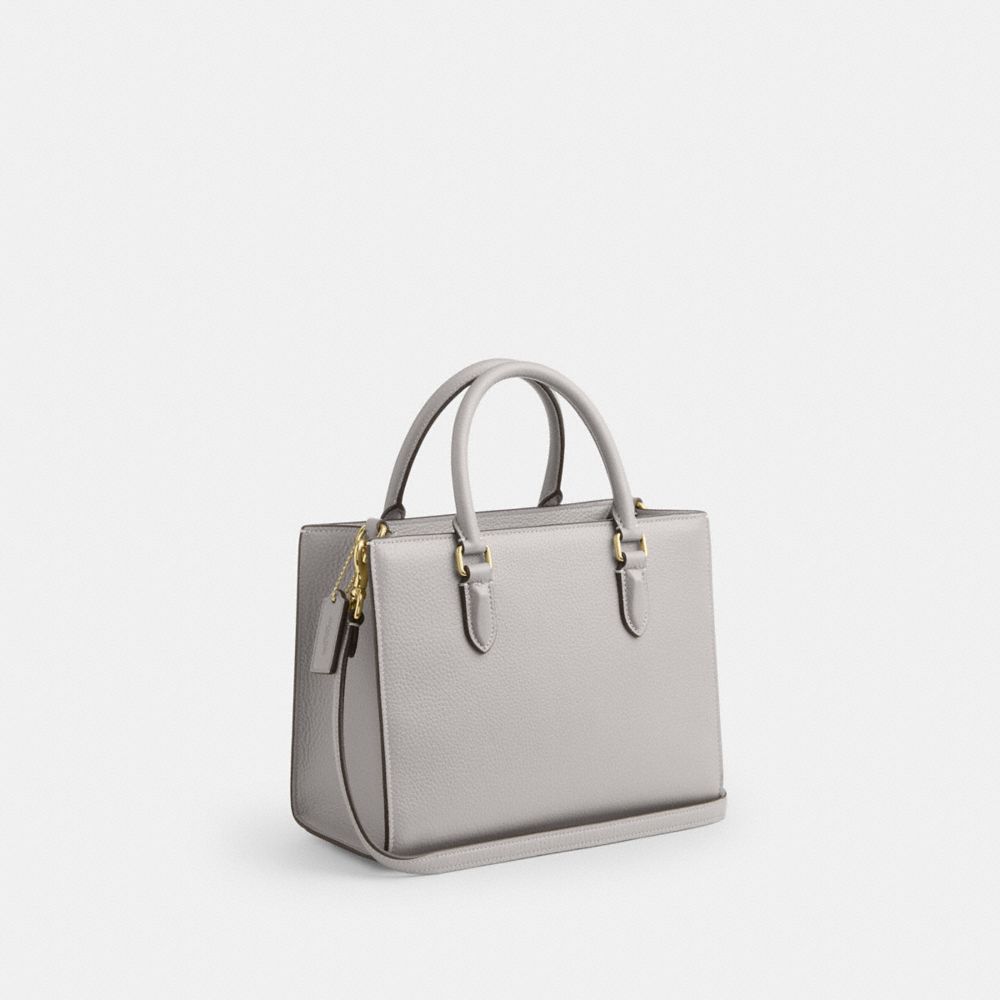Coach Maggie Small Tote Bag Gold Dove Grey