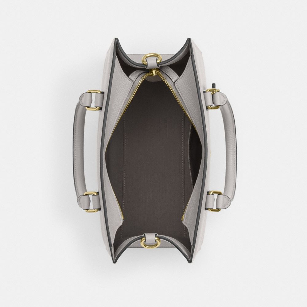 Coach Maggie Small Tote Bag Gold Dove Grey