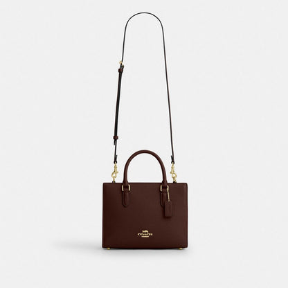 Coach Maggie Small Tote Bag Gold Maple