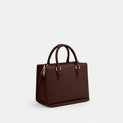 Coach Maggie Small Tote Bag Gold Maple