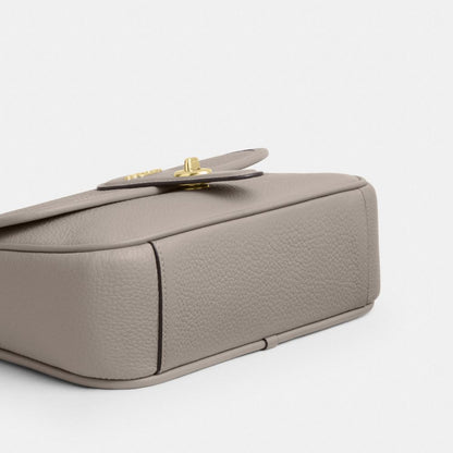 Coach Hadley Shoulder Bag Gold Grey Birch