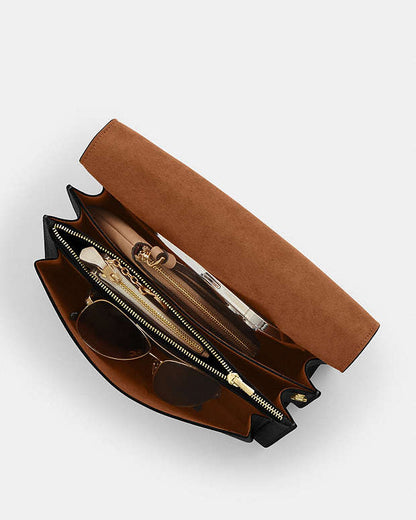 Klare Top Handle Bag Gold-Black Gold-Black
