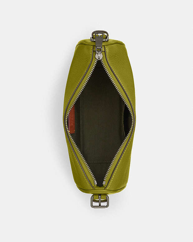 Kailey Shoulder Bag Pebbled Leather-Qb-Bright Olive Pebbled Leather-Qb-Bright Olive