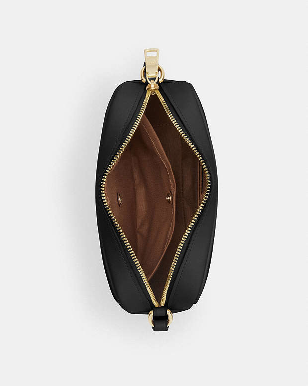 Mini Jamie Camera Bag In Signature Canvas Signature Canvas-Gold-Walnut-Black Signature Canvas-Gold-Walnut-Black