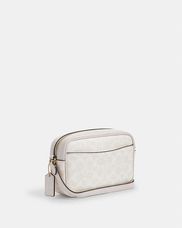 Mini Jamie Camera Bag In Signature Canvas Signature Canvas-Gold-White-Chalk Signature Canvas-Gold-White-Chalk