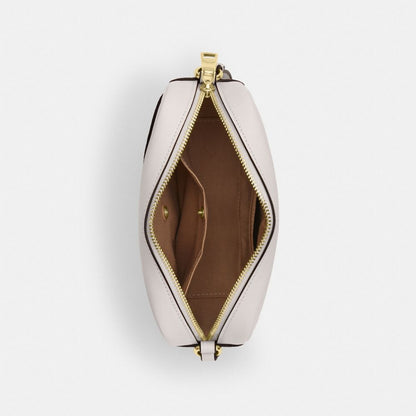 Coach Mini Jamie Camera Bag In Signature Canvas Gold White Chalk