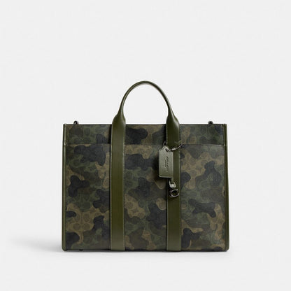 Coach Wesley Tote In Signature Camo Print Signature Camo