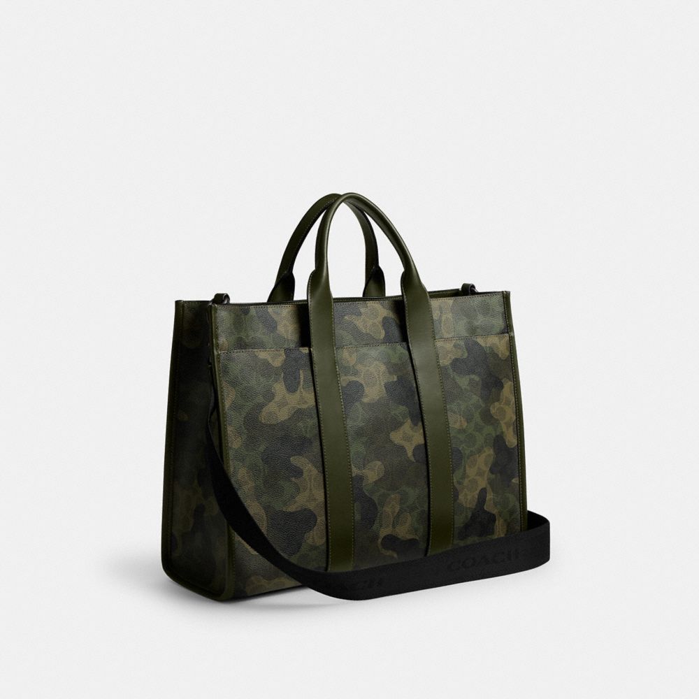 Coach Wesley Tote In Signature Camo Print Signature Camo