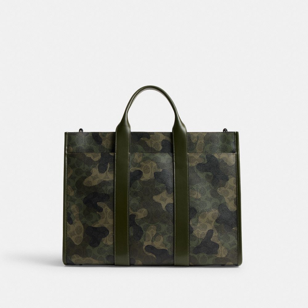 Coach Wesley Tote In Signature Camo Print Signature Camo