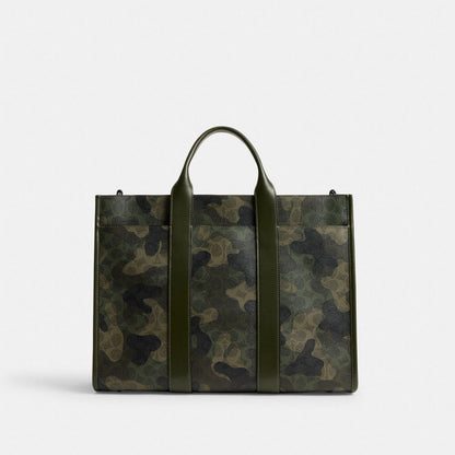 Coach Wesley Tote In Signature Camo Print Signature Camo