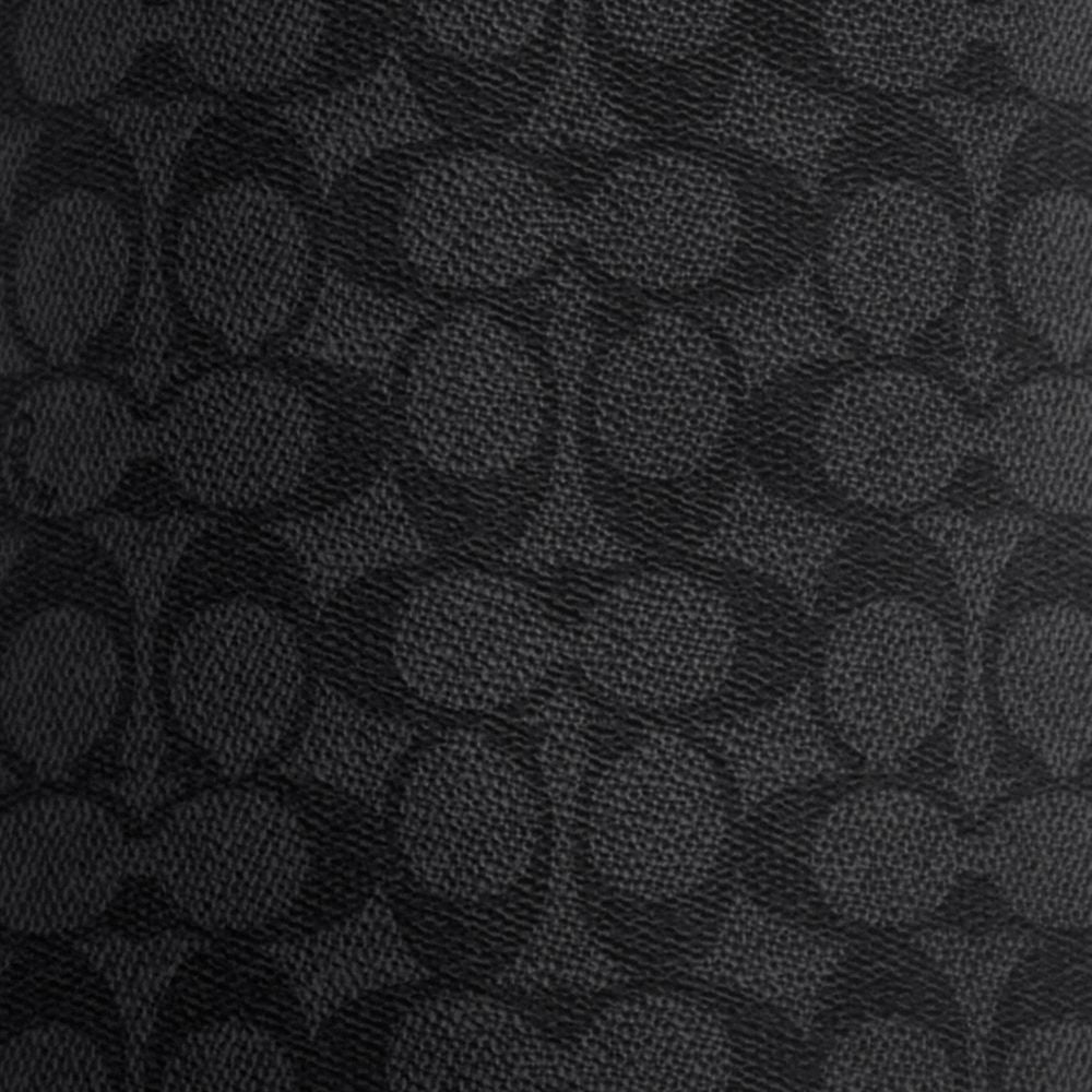 Coach Dominic Sling Pack In Signature Canvas Gunmetal Charcoal Black