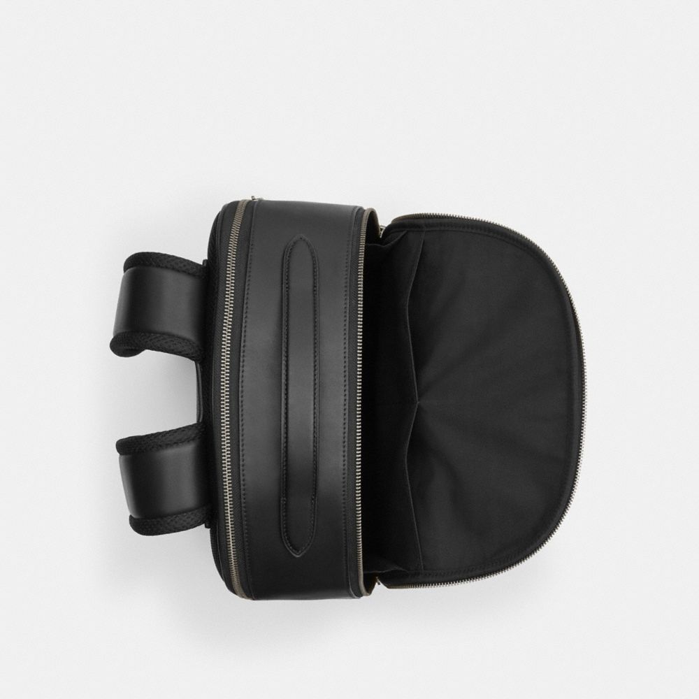 Ethan Backpack In Signature Canvas Signature Canvas-Gunmetal-Charcoal-Black Signature Canvas-Gunmetal-Charcoal-Black