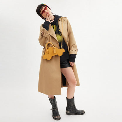 Coach Taxi Bag Brass Yellow