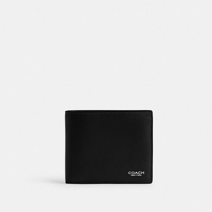 Coach 3 In 1 Wallet Black