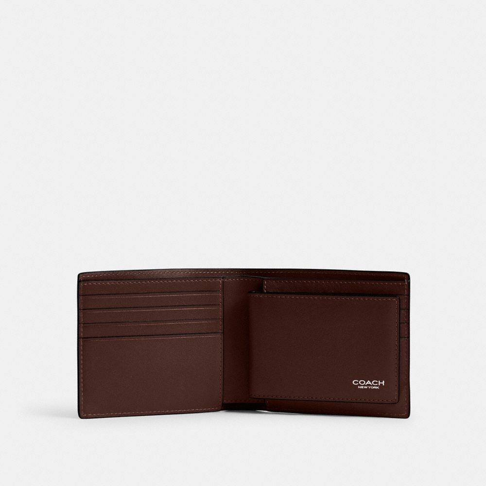 Coach 3 In 1 Wallet Maple
