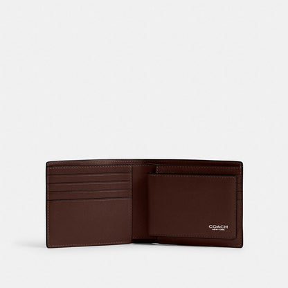 Coach 3 In 1 Wallet Maple