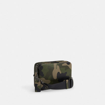 Coach Charter Crossbody Bag 19 With Camo Print And Coach Graphic Camo