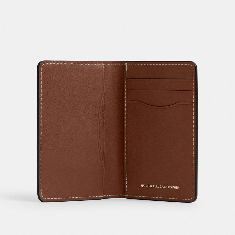 Coach Card Wallet Redwood