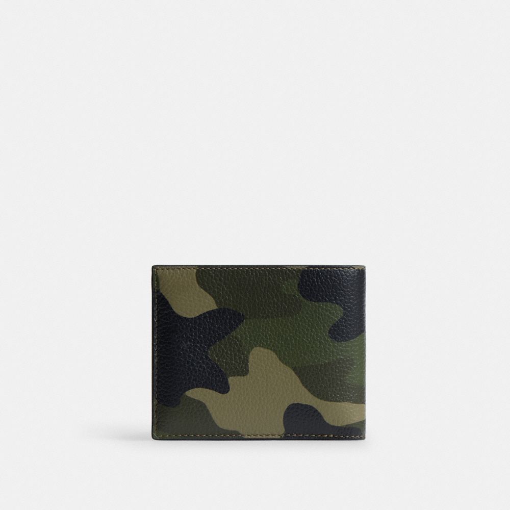 Coach 3 In 1 Wallet With Camo Print And Coach Graphic Camo