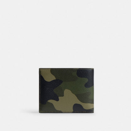 Coach 3 In 1 Wallet With Camo Print And Coach Graphic Camo