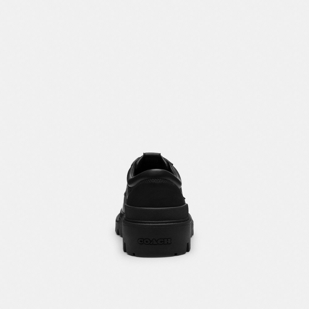 Coach Cameron Derby In Signature Leather Black