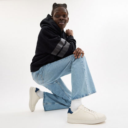 Coach High Line Sneaker Deep Blue   Chalk