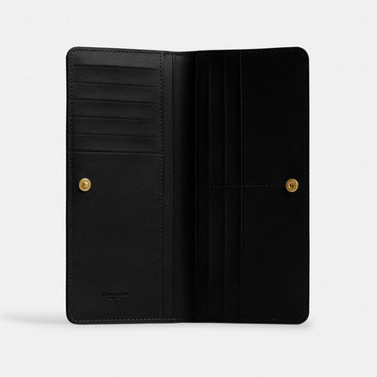 Coach Essential Slim Wallet Brass Black