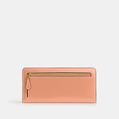 Coach Essential Slim Wallet Brass Peach