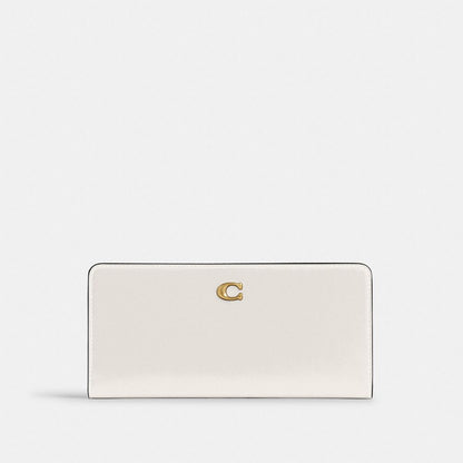 Coach Essential Slim Wallet Brass Chalk