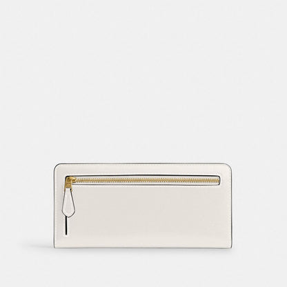 Coach Essential Slim Wallet Brass Chalk