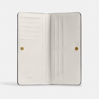 Coach Essential Slim Wallet Brass Chalk