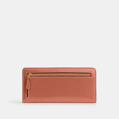 Coach Essential Slim Wallet Brass Dark Peach