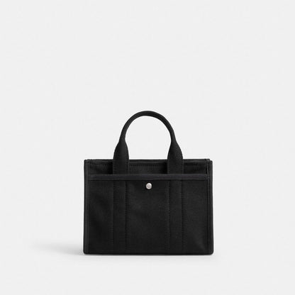 Coach Cargo Tote Bag 20 Silver Black